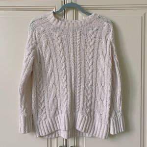 Pacsun cozy white knitted sweater